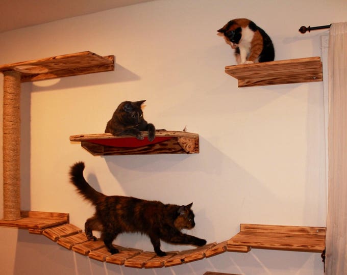 Handcrafted Pet Friendly Cat Furniture by FelineKingdom12 on Etsy