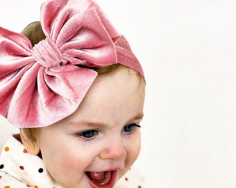 baby velvet headband