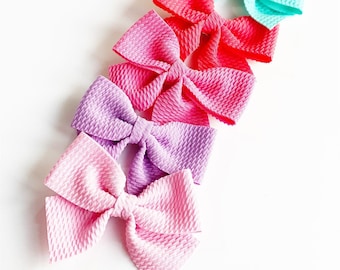 Details about / Hair Bows a pair of Medium 2/" My little Pink Pony so cute Hair Bow USA