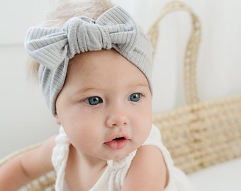 Fall Ribbed Headwrap, Newborn Headband, Neutral Baby Headband, Earthy Tones Headband, Earth Tone Baby, Minimal Baby, Lightweight Headwrap