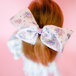 Big Grosgrain Bow - Lilac
