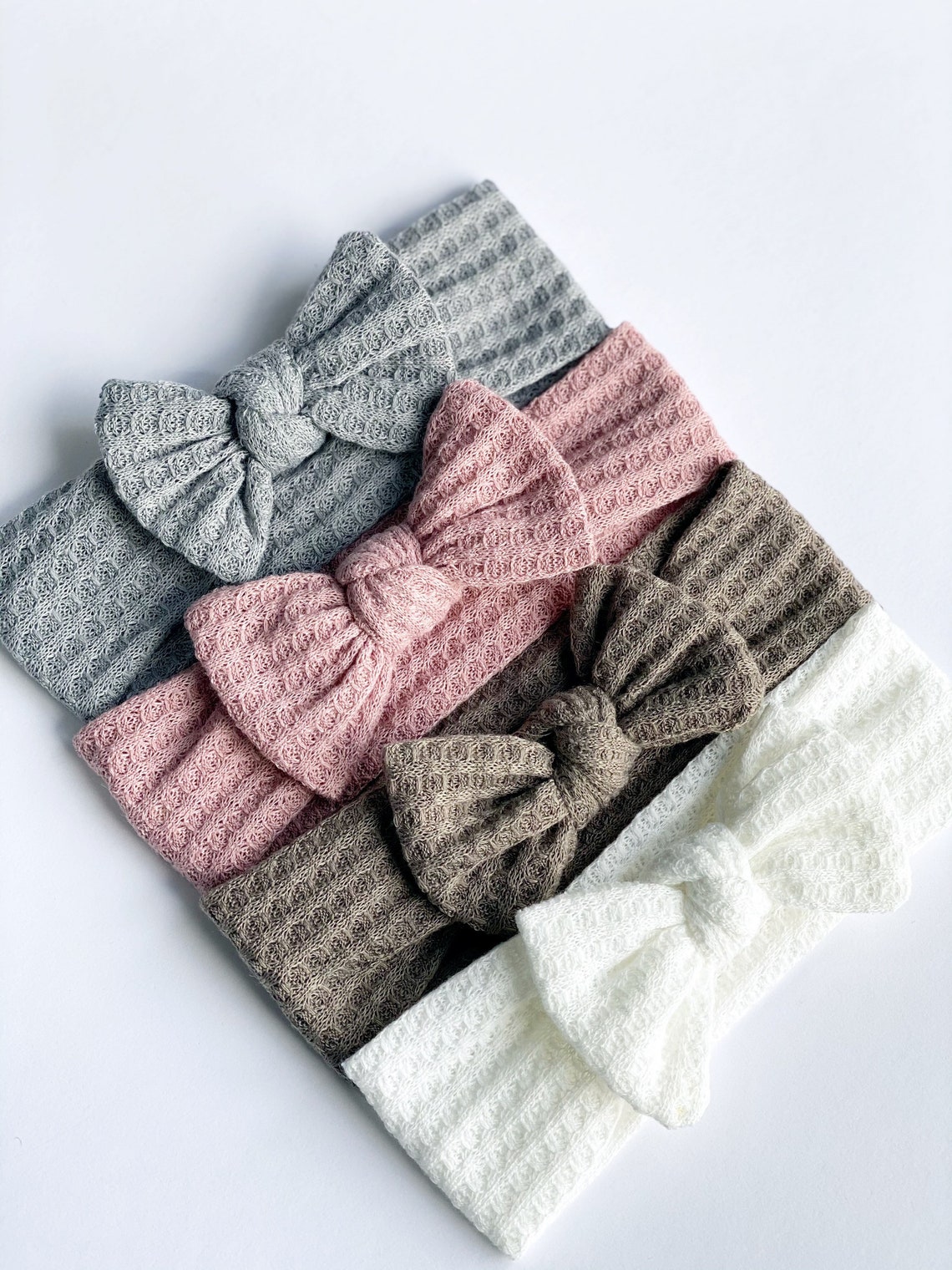 Waffle Cotton Baby Headband Texture Baby Headwrap Etsy