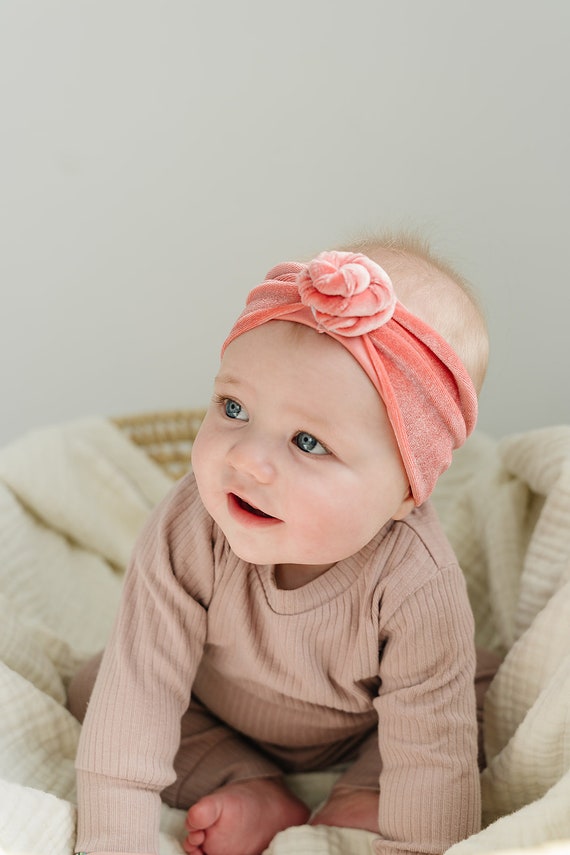 Bébé Bandeaux Fille Garçon Nylon Twist Headwrap Nouveau Né