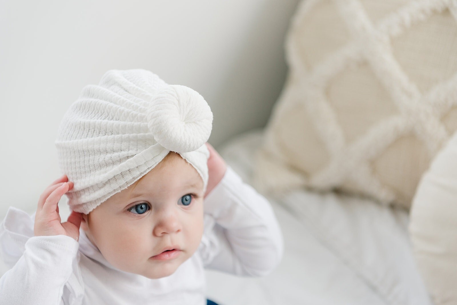 Turbante de Algodón Baby Colors para Bebé Niña