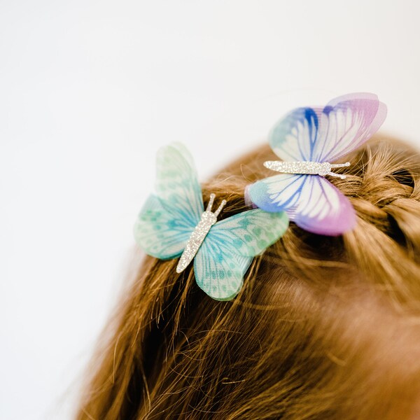 Butterfly Hair Clip Etsy
