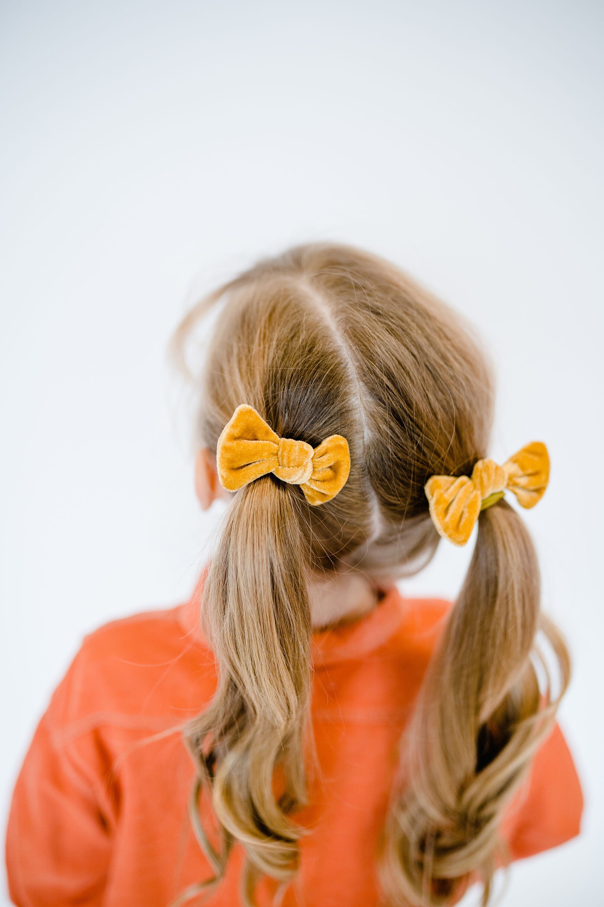 Knottie Crushed Velvet Hair Ties, Little Girls Ponytail, Velvet Girls…