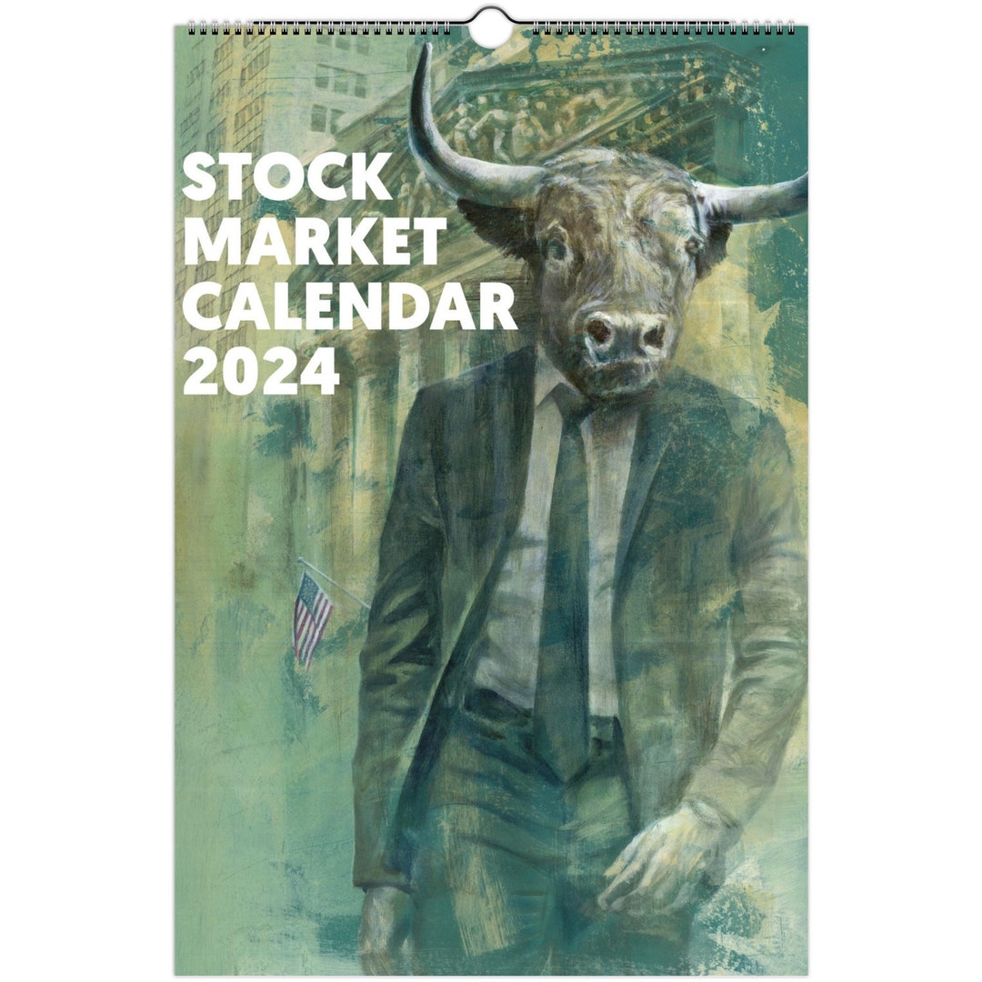 2025 Stock Market Wall Calendar Etsy