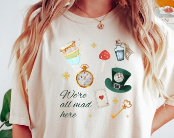 Welcome to Alice in Wonderland Shirt 90s Vintage I