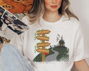 Camiseta de película de terror, fanático de películas de terror, camiseta de terror, camiseta de gritos, camiseta de Halloween