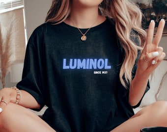 Camiseta de crímenes reales de Luminol, adicto a los crímenes reales, camiseta de programas de asesinatos, podcast de crímenes reales, mi asesinato favorito, camiseta