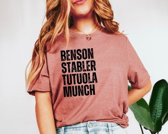Law and order svu-shirt, benson and stable-shirt, crime show-T-shirt, true crime-shirt, true crime-fan, cadeau voor vriend