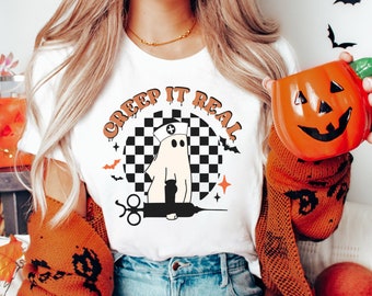 Creep it real. Camiseta de enfermera de Halloween, camiseta de enfermería de Halloween, camiseta de enfermera de otoño, enfermera de Halloween, fiesta de Halloween, camiseta de Halloween