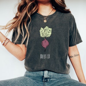 Camiseta de remolacha Comfort Colors, camiseta divertida, camiseta de remolacha, camiseta vegana, camiseta vegetariana, regalo para ella