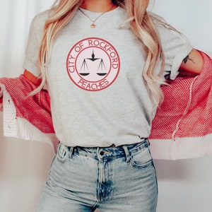 Rockford Peaches shirt, Peaches shirt, a league of their own shirt, baseball shirt, Peaches baseball team