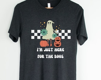 Hier für die Boos., Halloween-t-Shirt, Halloween-Geschenk, Halloween-t-Shirt, lustiges Halloween, Halloween-Party