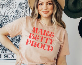 Maglietta bianca di Betty, fan di Betty White. Maglietta Golden Girls. Regalo per fan di Golden Girls. Maglietta Golden Girls, Stay Golden, Sitcom TV anni '80, Rose