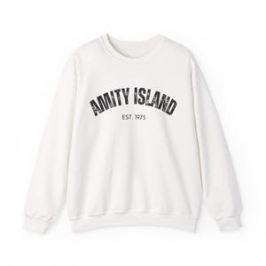 Camiseta de Tiburón, camiseta de Amity Island, sudadera de Tiburón, regalo de película clásica, camiseta de la película Tiburón, sudadera para él, sudadera para ella