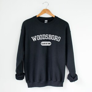 Woodsboro sweatshirt, Scream sweatshirt, Scream movie, horror movie, Horror movie fan, gift