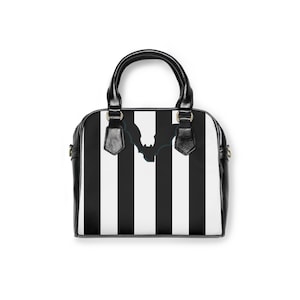 Bolso de Halloween, bolso gótico, bolso retro de Halloween, bolso bandolera, cartera, correa extraíble