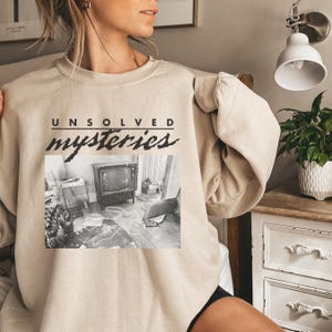 True crime sweatshirt, unsolved mysteries sweat shirt, unsolved mysteries, true crime