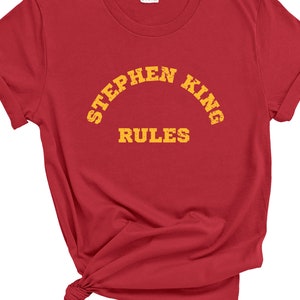 Monster Squad shirt, Stephen King Rules shirt, Stephen King shirt, Author shirt, Monster Squad Movie