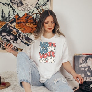 Vote shirt, retro voting shirt, Election shirt, Retro shirt