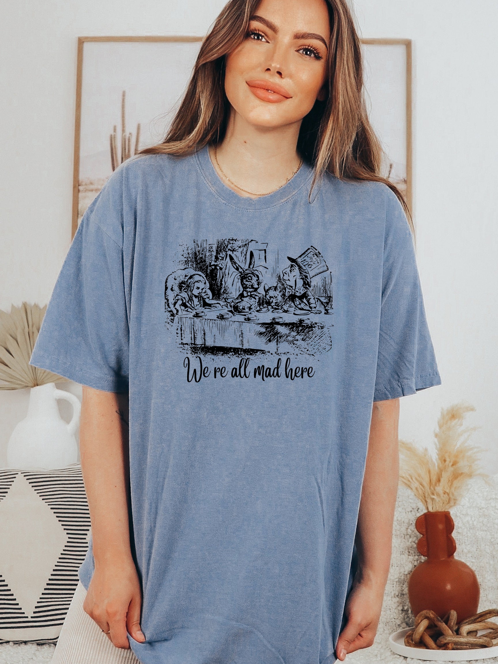 不思議の国のアリス シャツ、マッドハッター シャツ、レディース 