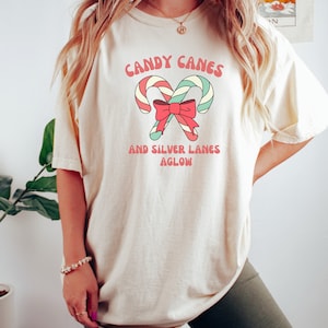 Candy Cane Retro Christmas shirt, Christmas  shirt, Christmas T shirt, Christmas lover shirt, Retro T-shirt, Vintage Christmas