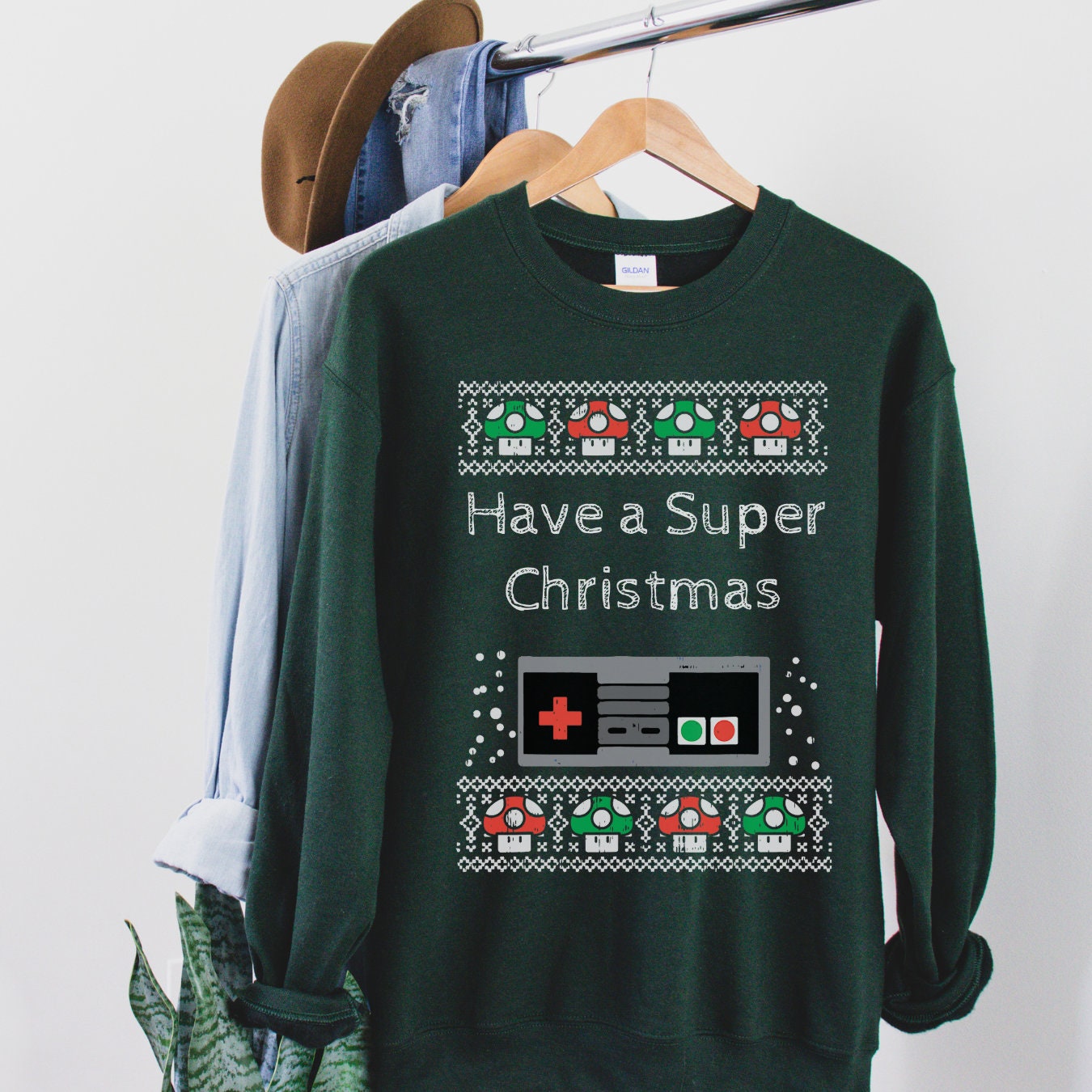 Mario Ugly Sweater - Etsy UK