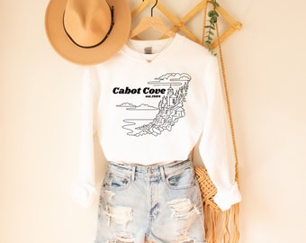 Cabot Cove sweatshirt, Murder She Wrote shirt, Cabot Cove shirt, Jessica Fletcher shirt, Gift for Murder She Wrote Fan