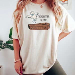 Funny cat shirt, cat mom shirt, cat dad shirt, gift for cat lover, cat gift, there better be cats shirt