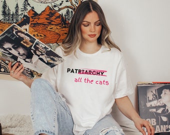 Feminist shirt, Cat shirt, funny cat shirt, funny feminist shirt, gift for friend, cat lover, feminist