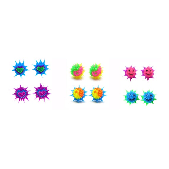 Spiky ball earrings claire's deals