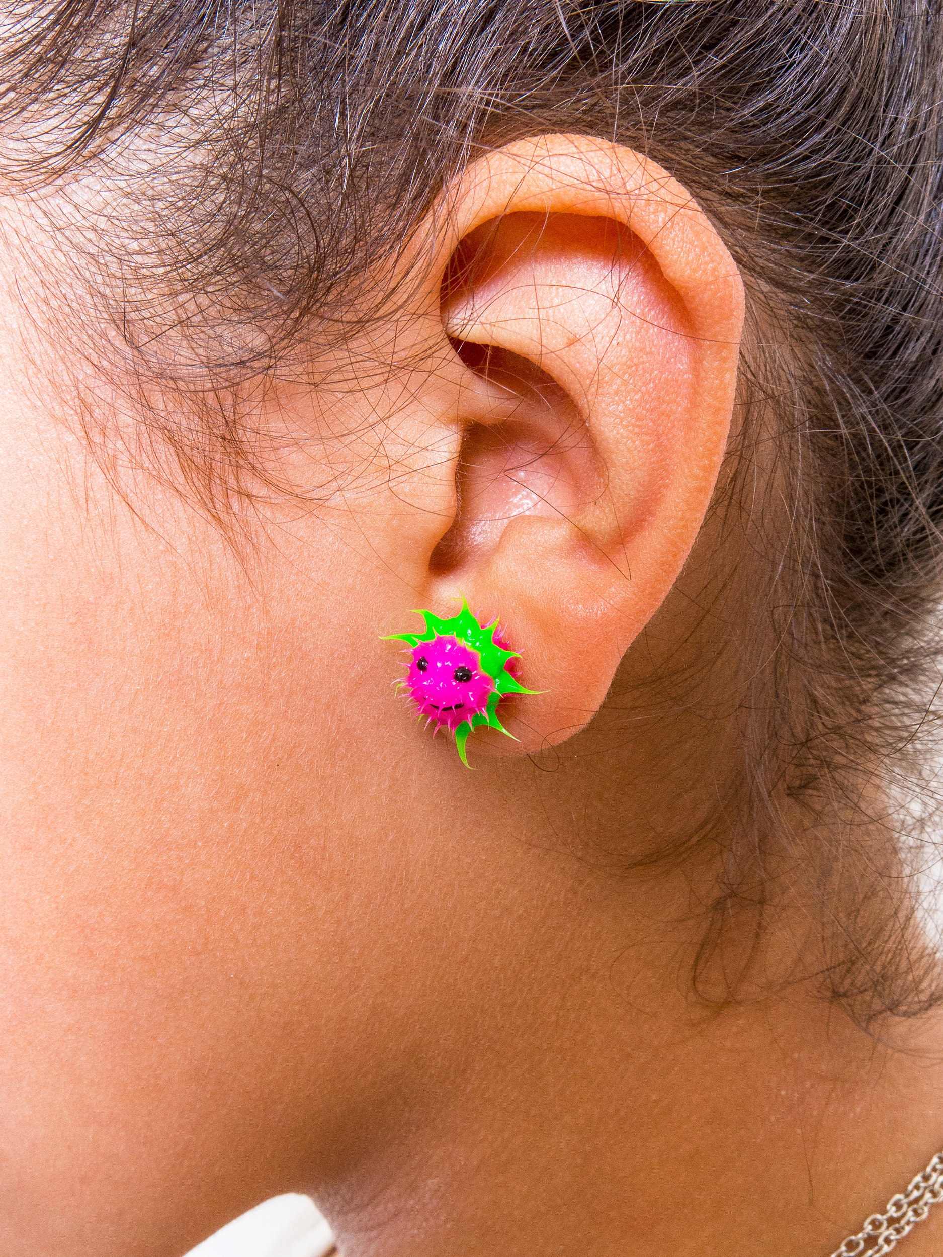 Spiky ball hotsell earrings