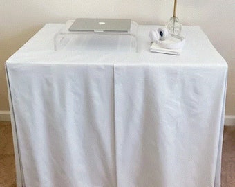 Desk/Table Skirts - Tailored, Flat Panel