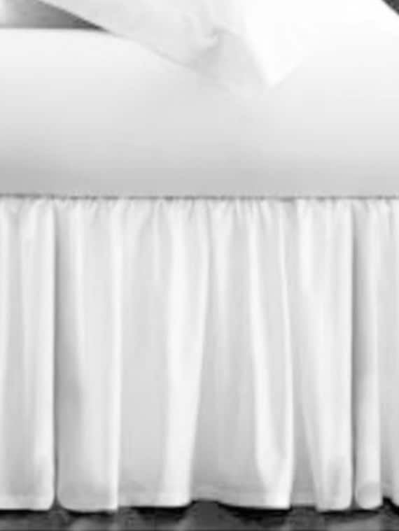 36 Drop Bed Skirt Covers The Entire Long Side Gently Gathered Bed Skirt For Raised Dorm Room Beds End Of Bed 3 Sided Available