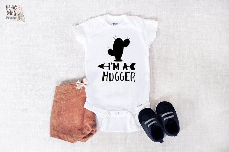 Cute Cactus Baby Funny Baby Bodysuit Baby Shower Gift Cacti Baby Bodysuit I/'m a Hugger Baby Onesie\u00ae Unisex Newborn Baby Clothes