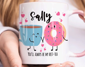 PERSONALISED Bestie Best Friend Mug Gift, Bestie Birthday Day Gift For Her, Mug Gift For Her, Friend Birthday Gift Valentine Gift for Bestie
