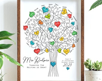 Personalised Teacher Thank You Gift, School Leaving Gift, End of Term Gift, Teacher Appreciation Gift, Thank You Teacher Gift From Class