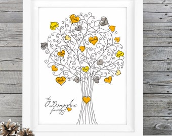 Family tree | Etsy Family tree pillow | Etsy