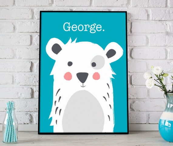 personalised kids wall art