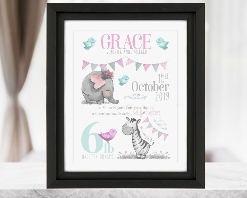 New Baby Girl Gift Personalised Baby Gift for Girl New Baby Etsy UK