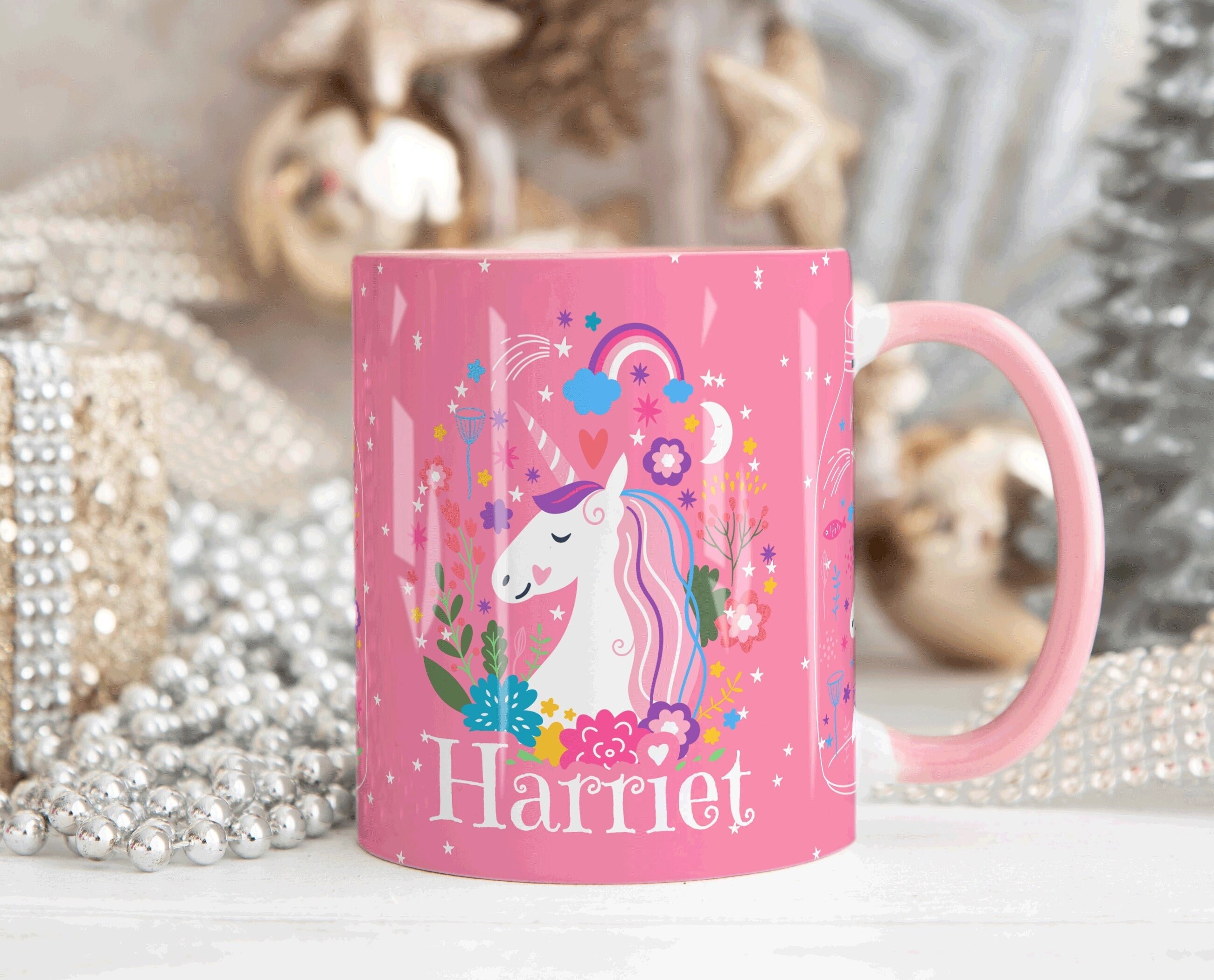 Coppia Regalo Unicorno Per Bambine - Compleanno Ragazze 4-10 Anni Con Coperta Luminosa, Borraccia, Zaino
