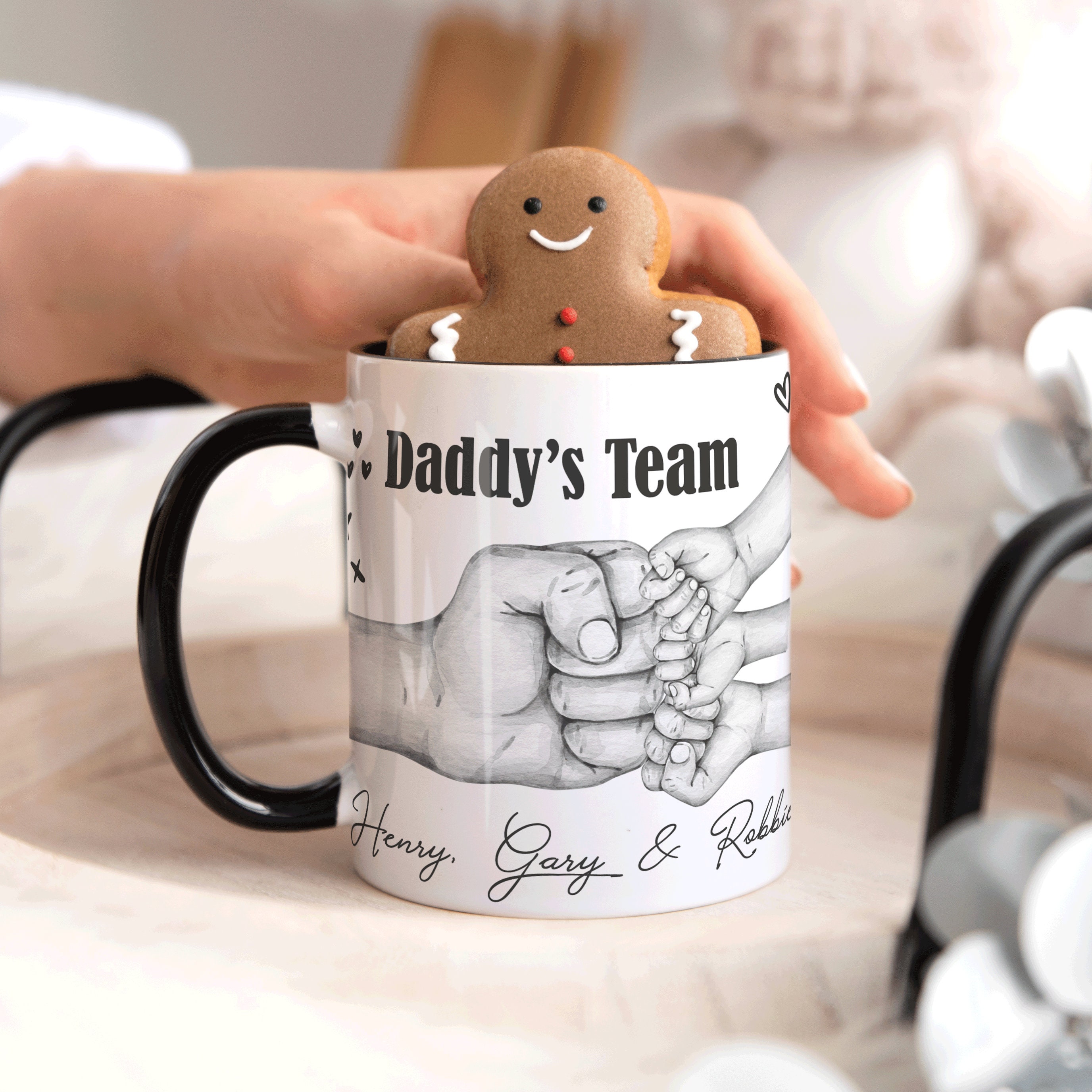 💖Buy 2 FREE SHIPPING💖|Fist Bump Personalised Mug  , Birthday gift