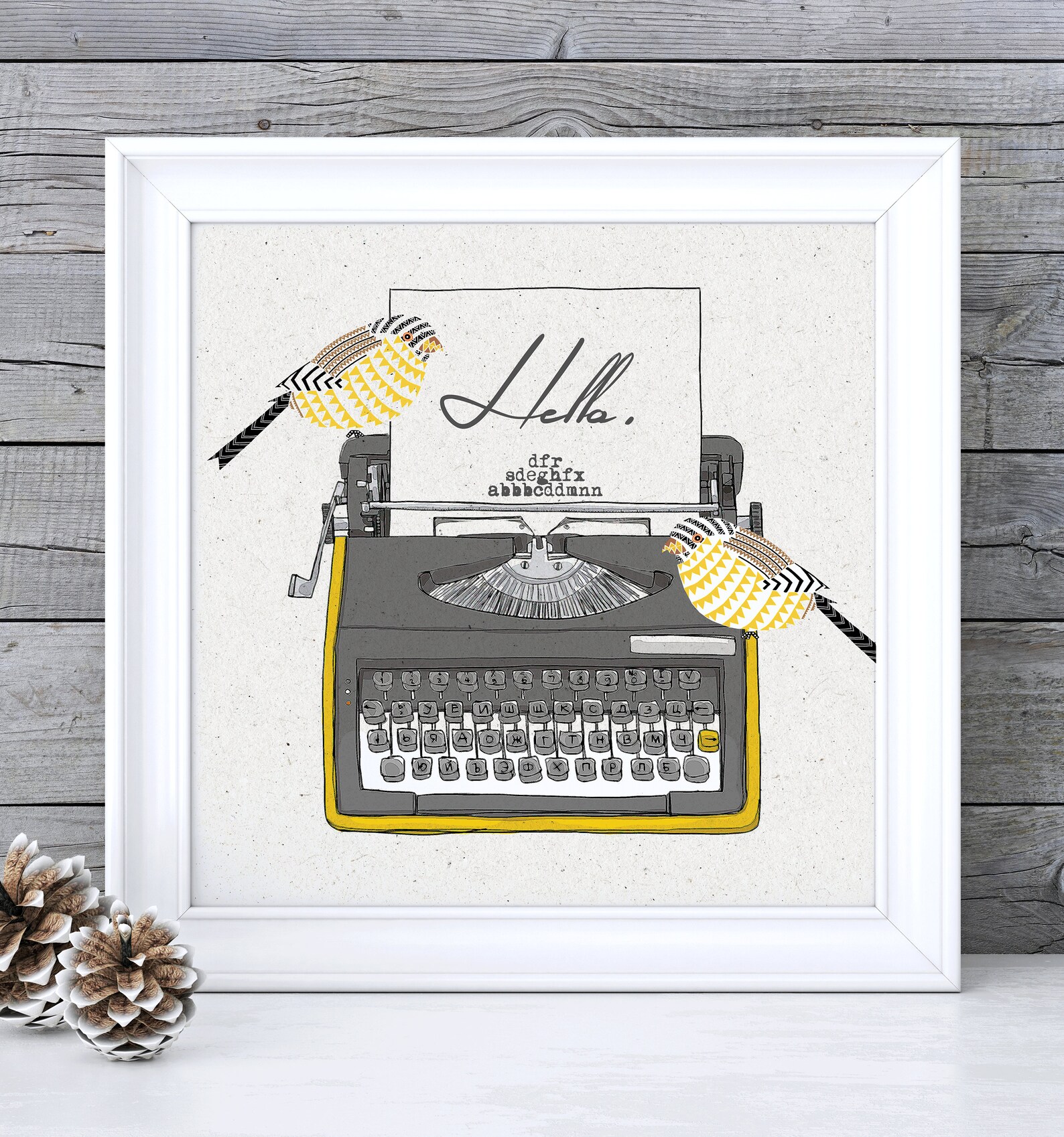 Set of Mustard Yellow Decor Wall Art Prints Mustard Wall Art Etsy UK