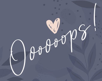 Need a re-print? - Order a replacement print of a past order!
