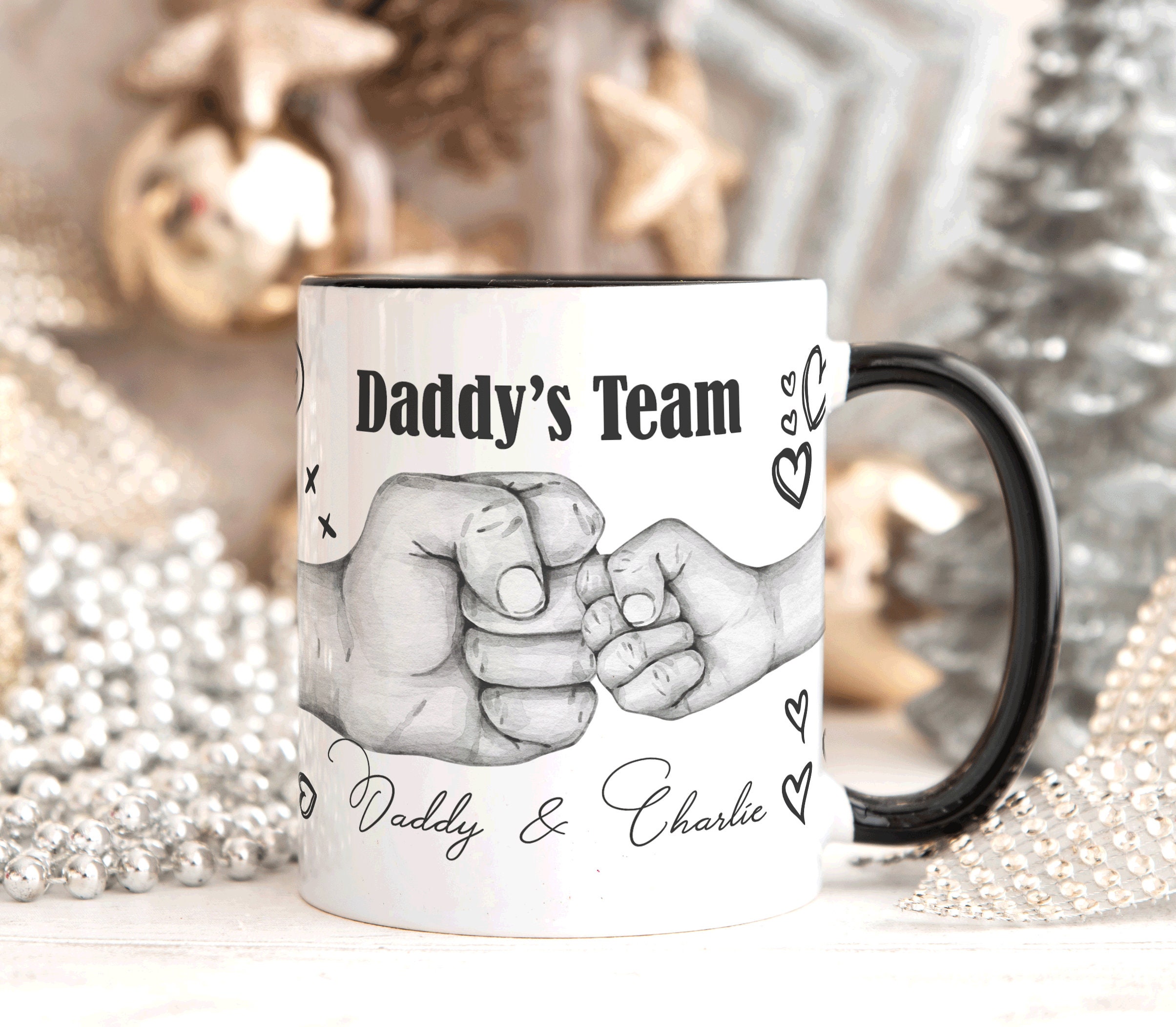 💖Buy 2 FREE SHIPPING💖|Fist Bump Personalised Mug  , Birthday gift