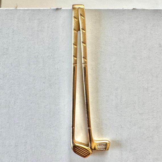 Golf Tie Clip, Swank, Vintage - image 6