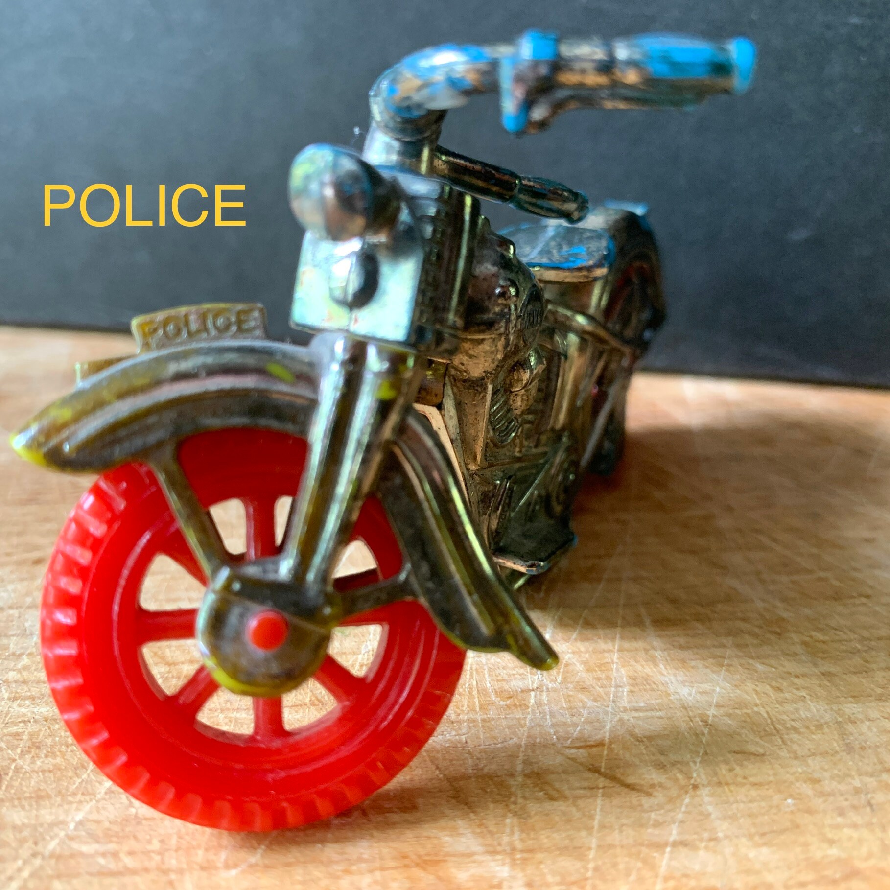 Acme Vintage Motorcycle Toy, Harley Davidson Police Tour Bike - Etsy