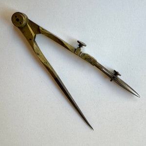 Antique Compass, Ruling Pen attachment, antique
